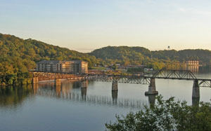 Tennessee River in downtown Knoxville